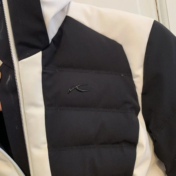 KJUS Women's Duana Down Ski Jacket - 36 Small US - Black / White EUC! - Picture 5 of 16